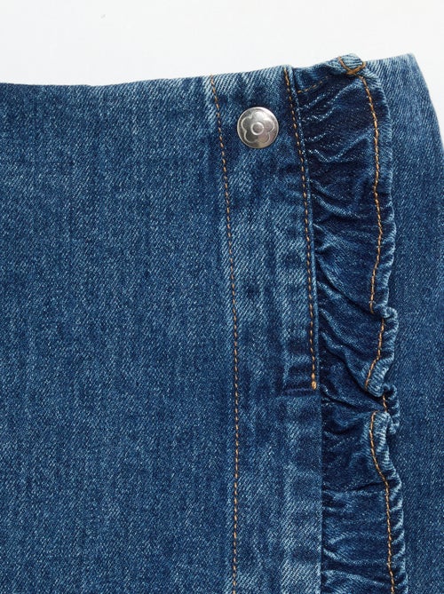 Jupe short en denim - Kiabi