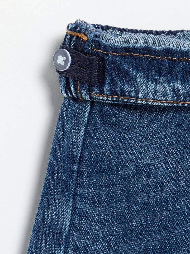 Jupe short en denim Bleu - Kiabi
