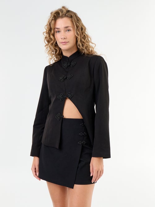 Jupe short en détail mandarin - Kiabi Jupe short en détail mandarin - Kiabi