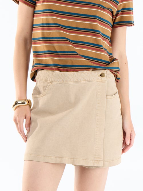 Jupe short en jean - Kiabi