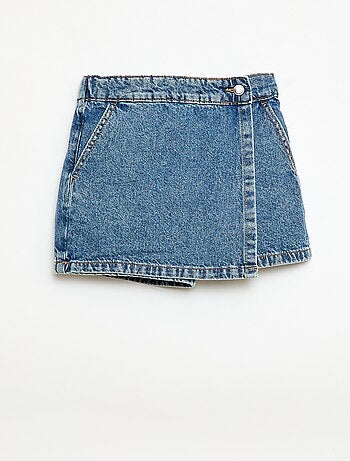 Jupe short en jean