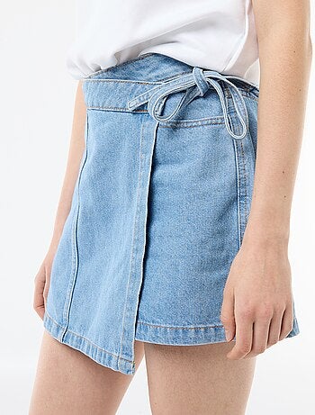 Jupe short en jean