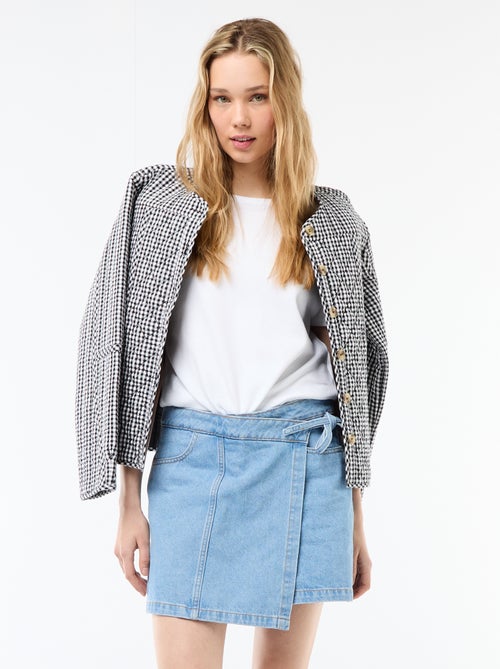 Jupe short en jean - Kiabi