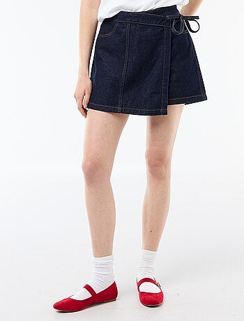 Jupe short en jean