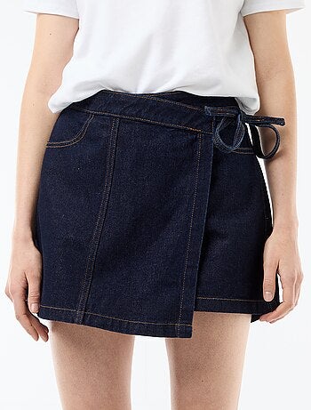 Jupe short en jean