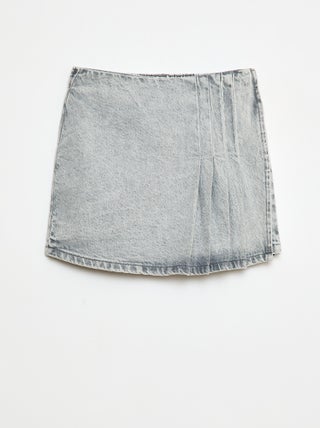 Jupe-short en jean
