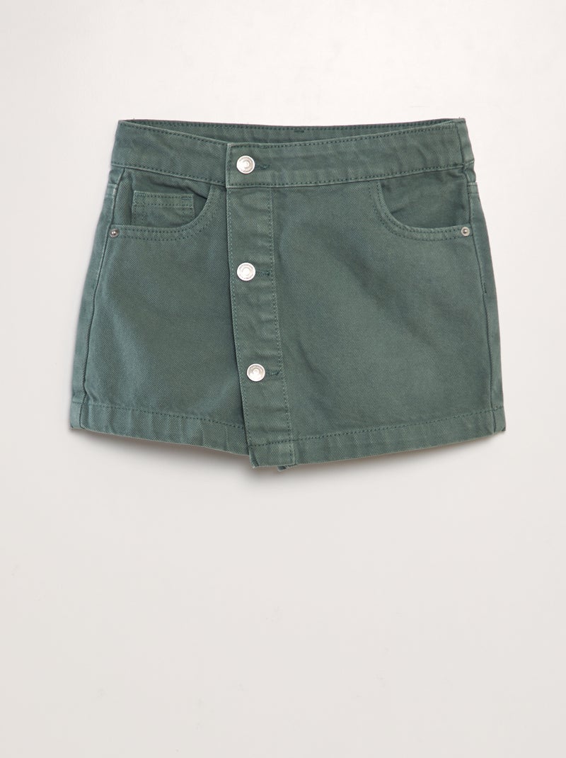 Jupe Short En Jean Vert Kiabi 12 00€