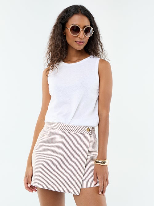 Jupe short en jean - Kiabi