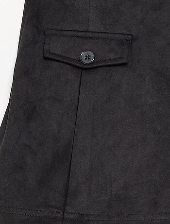 Jupe-short en suédine