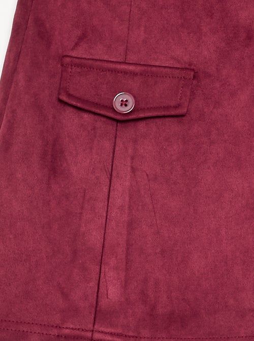 Jupe-short en suédine - Kiabi