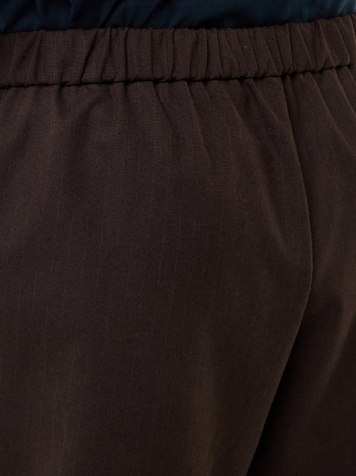 Jupe short fines rayures - Kiabi