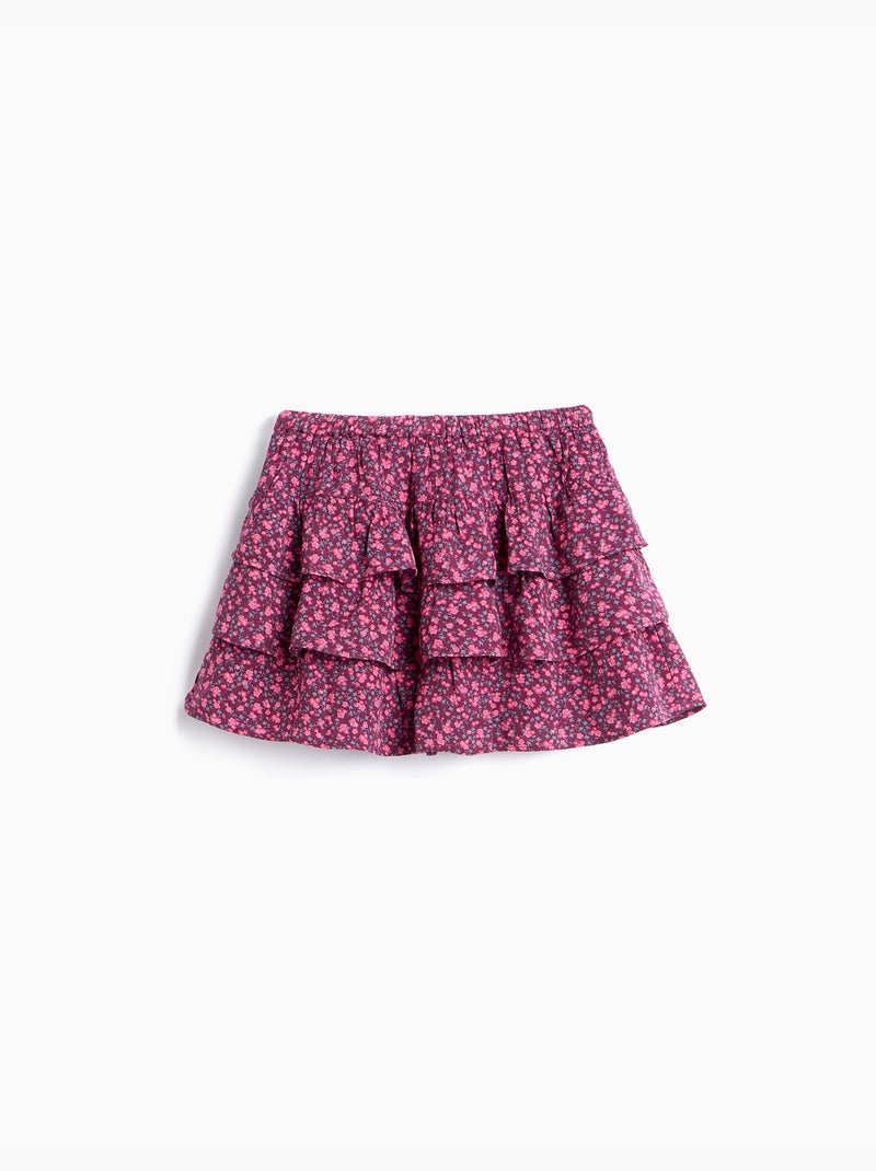 Jupe-short imprimé, mo fashion Violet - Kiabi
