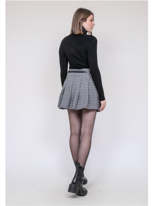 Jupe-short plissée à carreaux XOMELLE - Kiabi Jupe-short plissée à carreaux XOMELLE - Kiabi