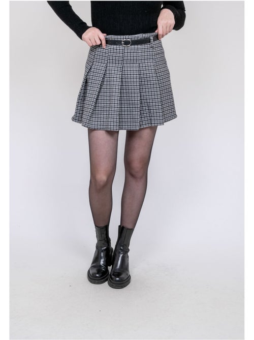 Jupe-short plissée à carreaux XOMELLE - Kiabi Jupe-short plissée à carreaux XOMELLE - Kiabi