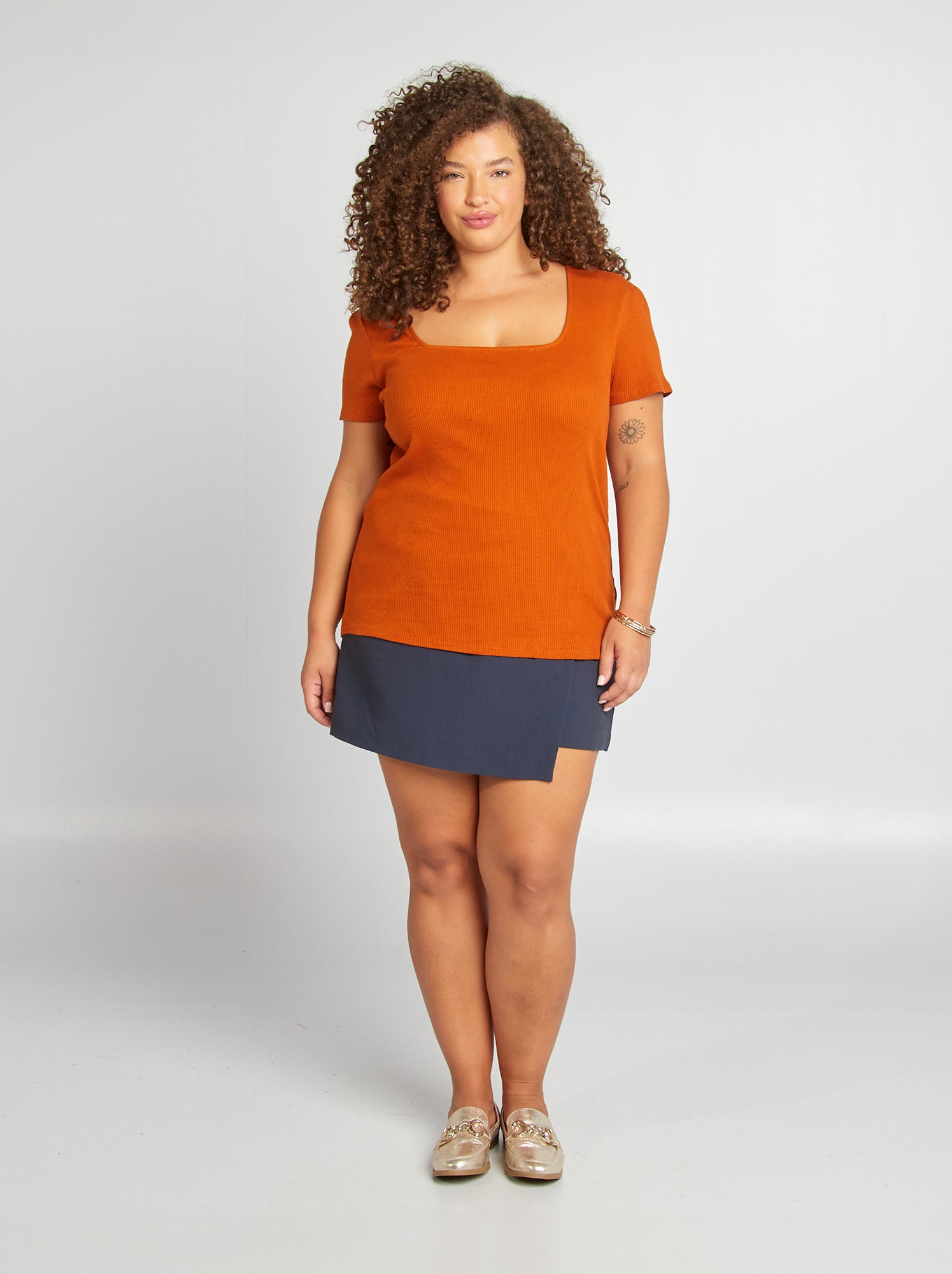 Jupe grande taille femme Jupe grande taille pas chere Kiabi