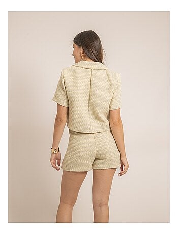 Jupe-short tweed xevine