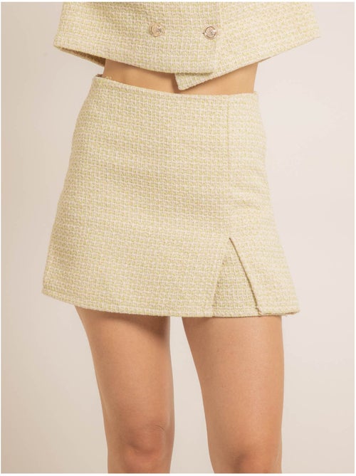 Jupe-short tweed xevine - Kiabi Jupe-short tweed xevine - Kiabi