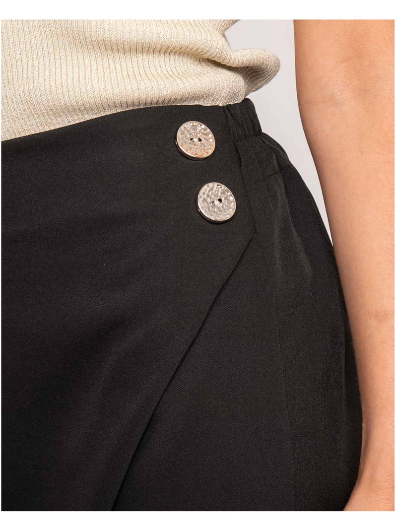 Jupe short XAPANA Noir - Kiabi