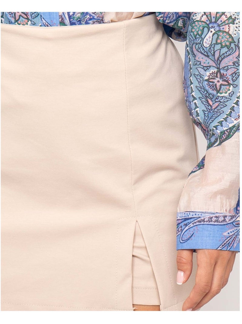 Jupe short xilove Beige - Kiabi