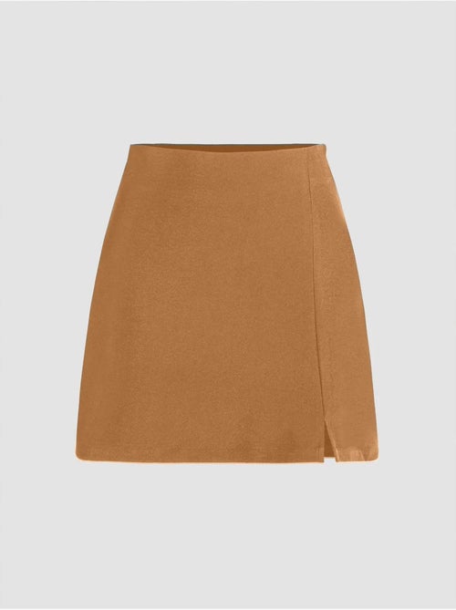 Jupe taille haute fendue sur le côté - Kiabi Jupe taille haute fendue sur le côté - Kiabi