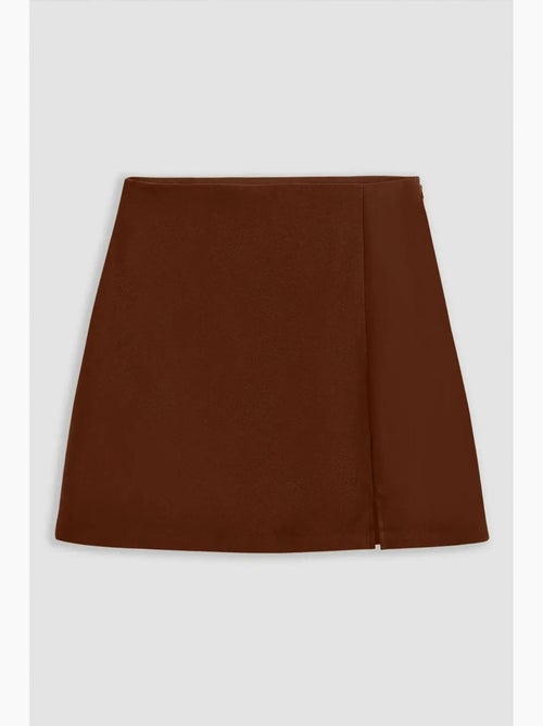 Jupe taille haute fendue sur le côté hiccup - Kiabi Jupe taille haute fendue sur le côté hiccup - Kiabi