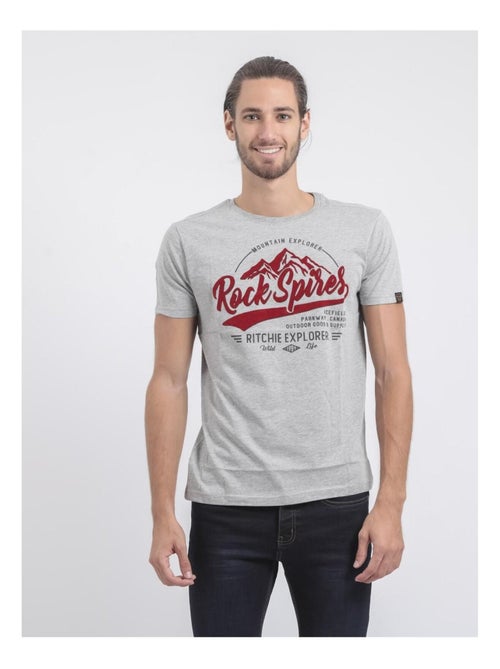 Jupitoli t-shirt met korte mouwen, ronde hals en gemaakt van puur katoen - Kiabi Jupitoli t-shirt met korte mouwen, ronde hals en gemaakt van puur katoen - Kiabi
