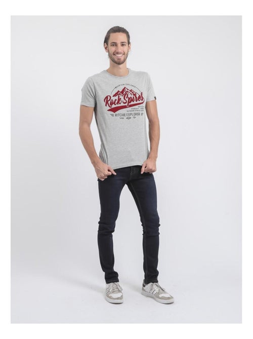 Jupitoli t-shirt met korte mouwen, ronde hals en gemaakt van puur katoen - Kiabi Jupitoli t-shirt met korte mouwen, ronde hals en gemaakt van puur katoen - Kiabi
