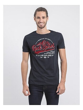 Jupitoli t-shirt met korte mouwen, ronde hals en gemaakt van puur katoen