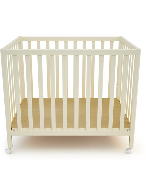 Jurababy - fara rechthoekige houten box - parelwit - Kiabi