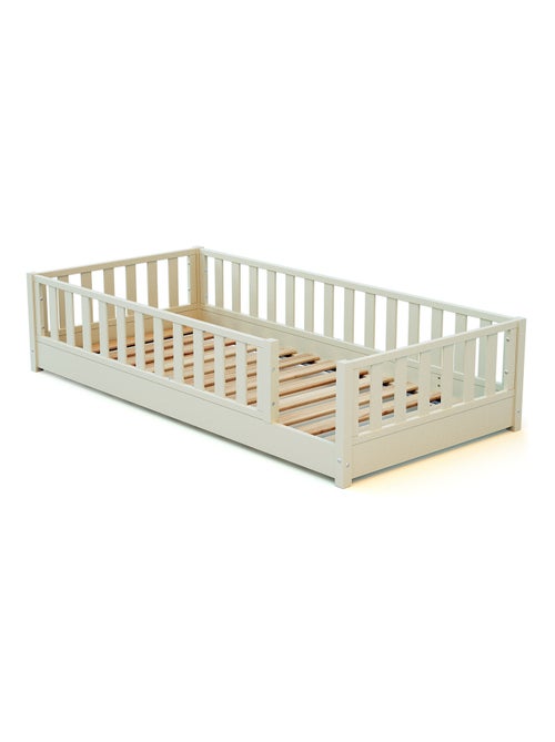 Jurababy - lit au sol enfant en bois sonho - 90x190 - Kiabi Jurababy - lit au sol enfant en bois sonho - 90x190 - Kiabi