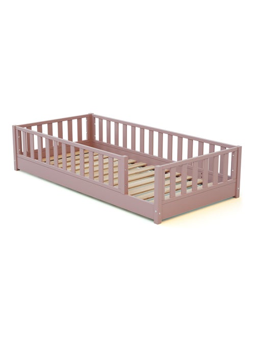 Jurababy - lit au sol enfant en bois sonho - 90x190 - Kiabi Jurababy - lit au sol enfant en bois sonho - 90x190 - Kiabi