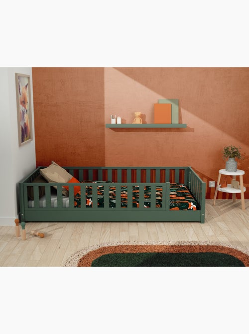 Jurababy - lit au sol enfant en bois sonho avec matelas - 90x190 - Kiabi Jurababy - lit au sol enfant en bois sonho avec matelas - 90x190 - Kiabi
