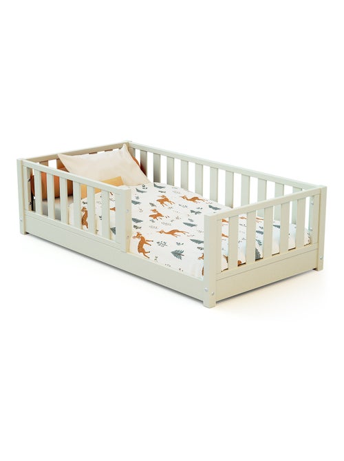Jurababy - lit enfant au sol en bois sonho mini - 70x140 - Kiabi Jurababy - lit enfant au sol en bois sonho mini - 70x140 - Kiabi