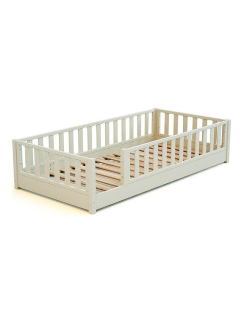 Jurababy - sonho kinderbed vloerbed - 90x190 - parelwit - Kiabi Jurababy - sonho kinderbed vloerbed - 90x190 - parelwit - Kiabi