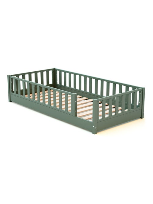 Jurababy - sonho kinderbed vloerbed - 90x190 - saliegroen - Kiabi Jurababy - sonho kinderbed vloerbed - 90x190 - saliegroen - Kiabi