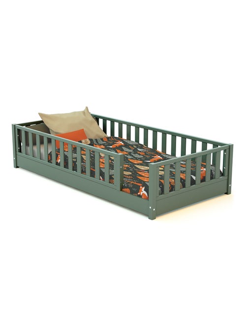 Jurababy - sonho kinderbed vloerbed - 90x190 - saliegroen - Kiabi Jurababy - sonho kinderbed vloerbed - 90x190 - saliegroen - Kiabi