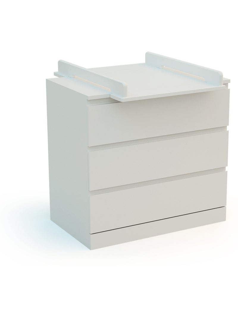 Jurababy -plan à langer universel 50 cm kira pour commode bébé Blanc - Kiabi