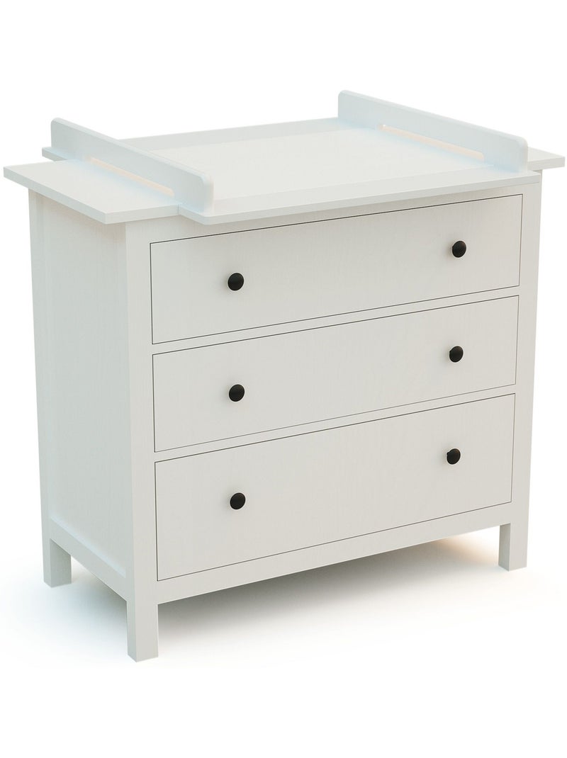 Jurababy -plan à langer universel 70 cm kira pour commode bébé Blanc - Kiabi