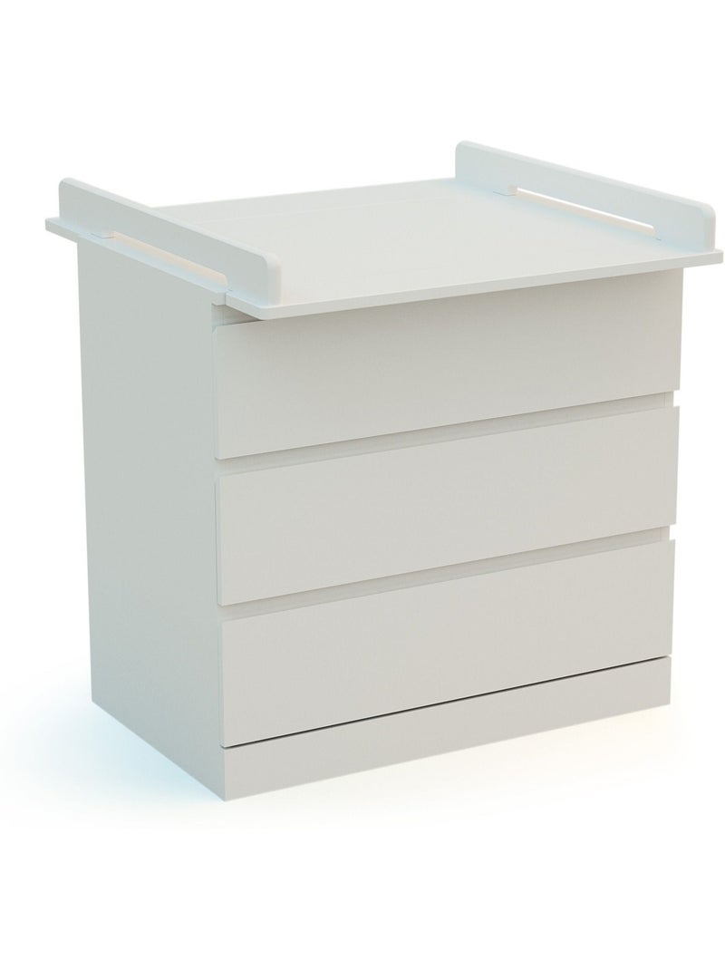 Jurababy -plan à langer universel 70 cm kira pour commode bébé Blanc - Kiabi