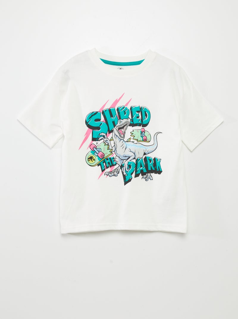 Jurassic Park-T-shirt WIT - Kiabi