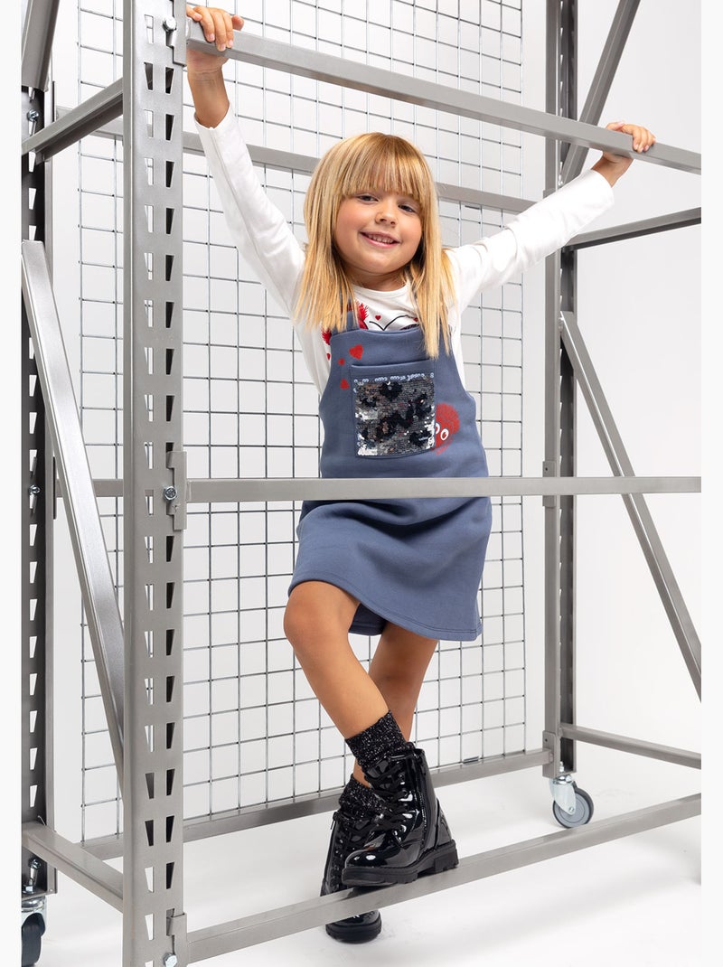Jurk conguitos Grijs Grijs - Kiabi