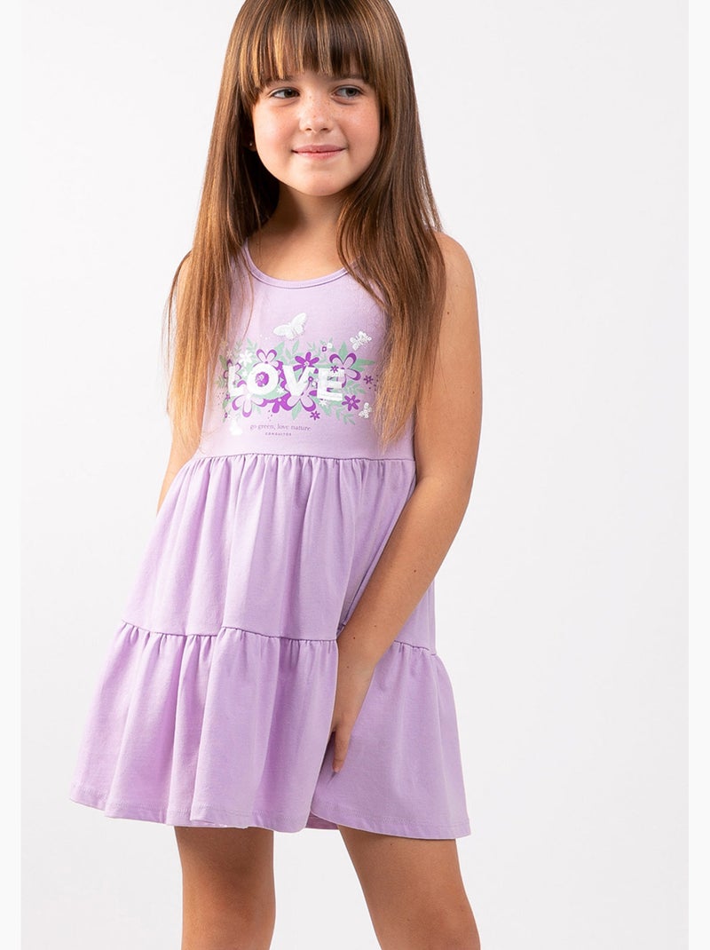 Jurk conguitos Lila-mauve - Kiabi