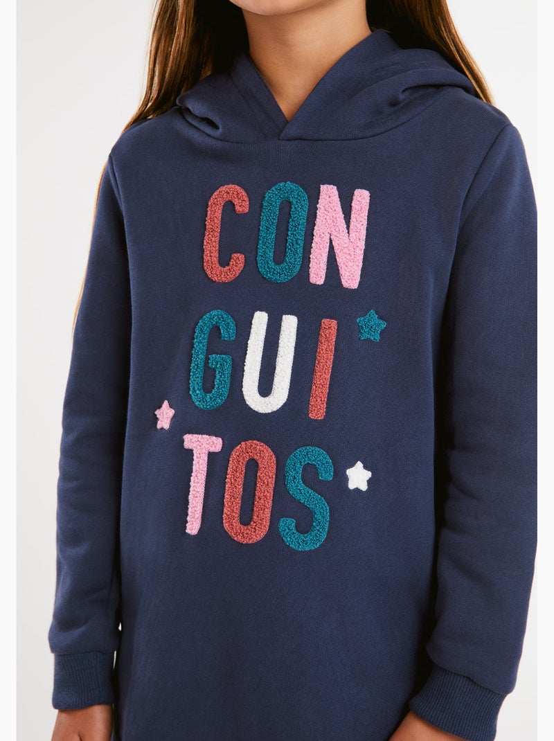 Jurk conguitos Marineblauw - Kiabi
