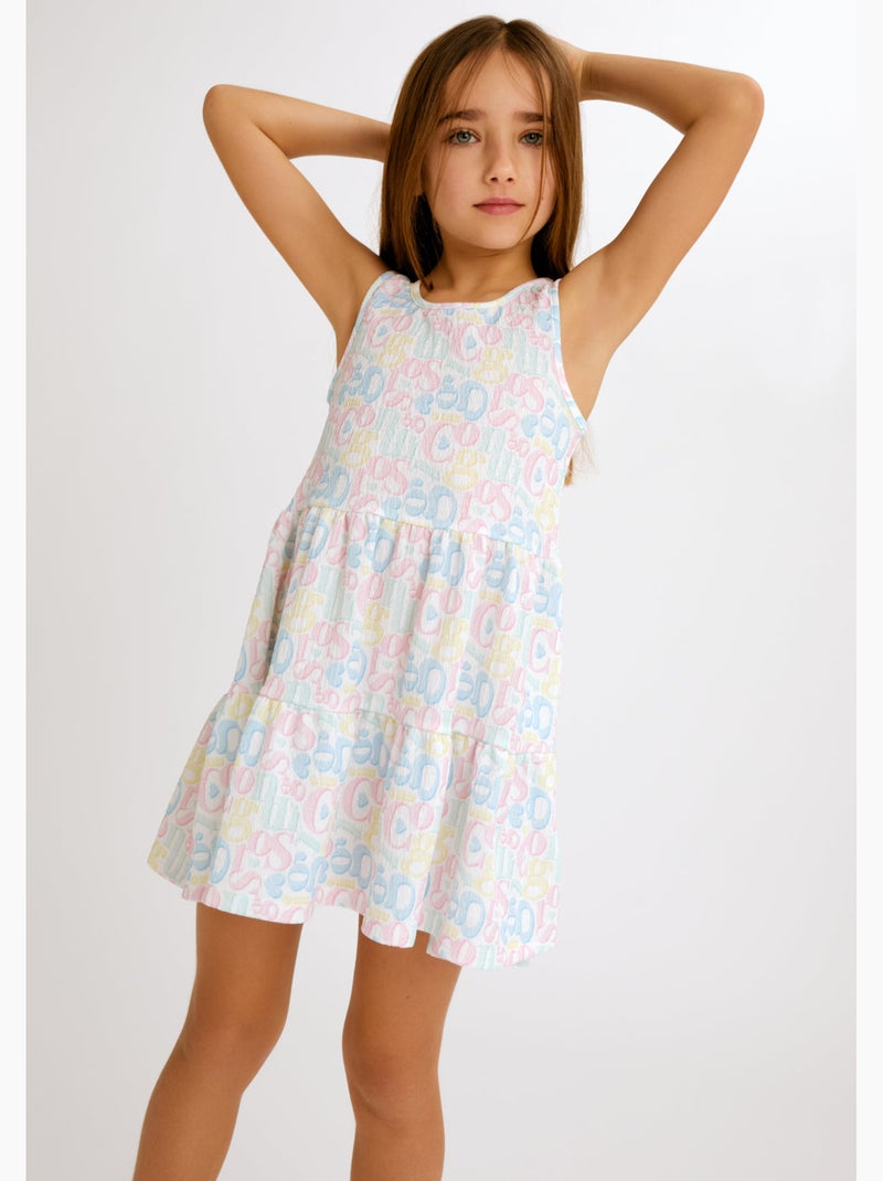 Jurk conguitos multi logo Multicolor - Kiabi