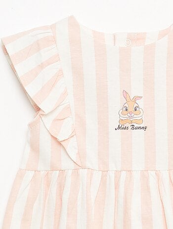 Jurk 'Disney' met volants van licht katoen