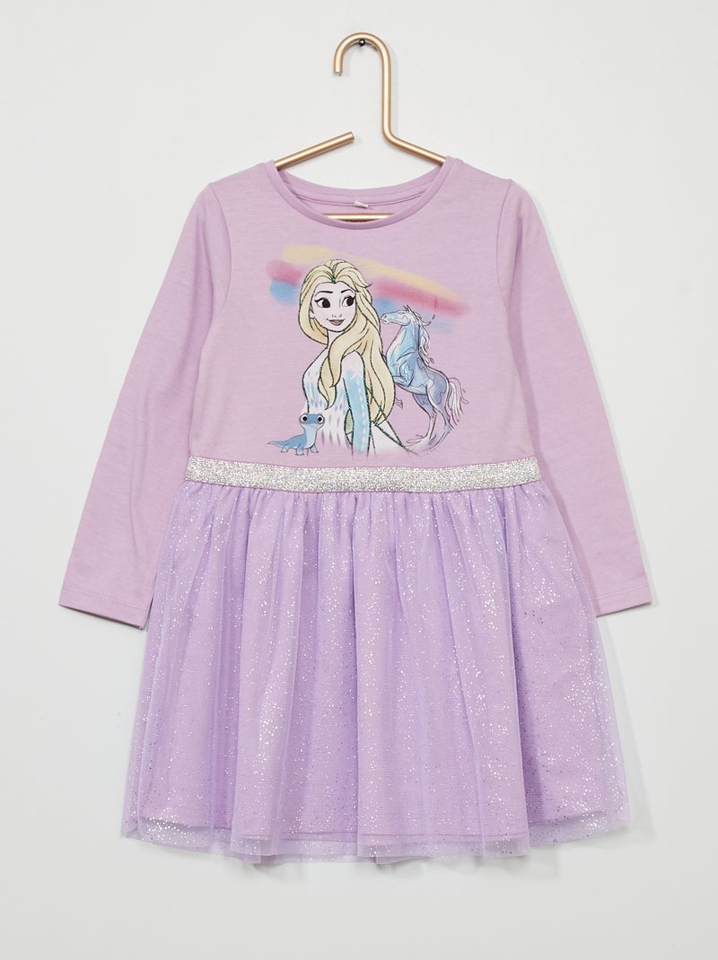 Jurk 'Frozen' 'Disney' paars - Kiabi