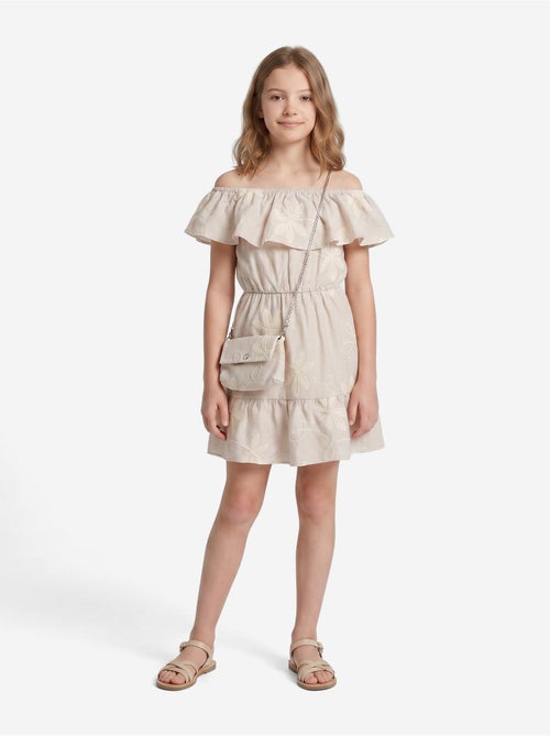 Jurk met elastische tailleband - Kids Star - Kiabi Jurk met elastische tailleband - Kids Star - Kiabi