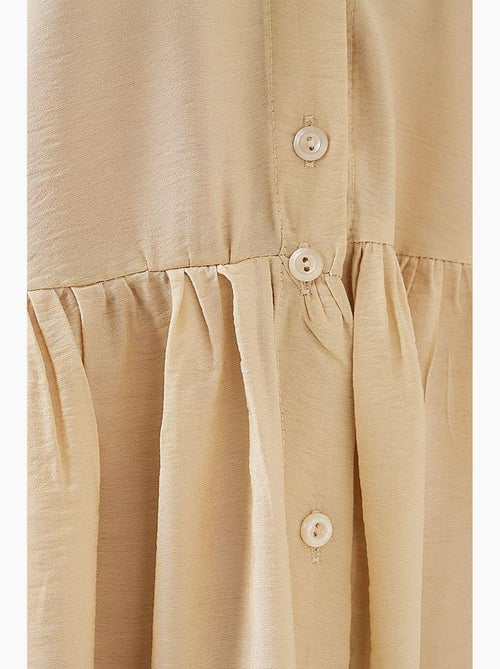 Jurk met korte mouwen en knopen bdart - Kiabi Jurk met korte mouwen en knopen bdart - Kiabi