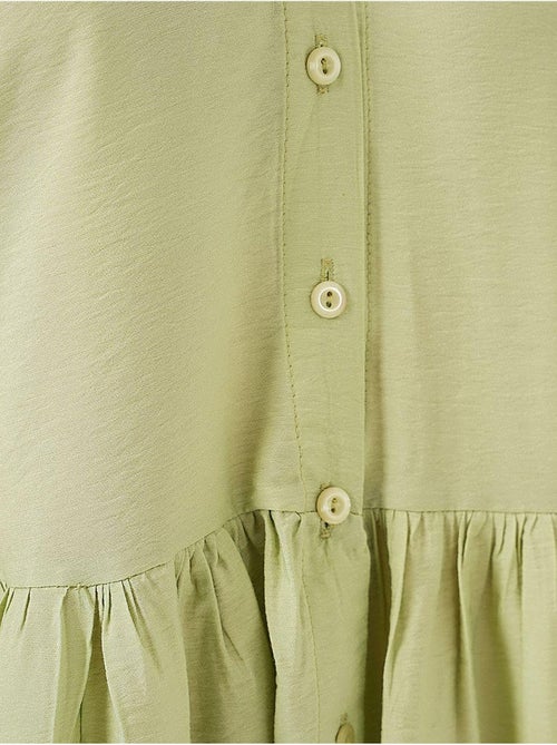 Jurk met korte mouwen en knopen bdart - Kiabi Jurk met korte mouwen en knopen bdart - Kiabi