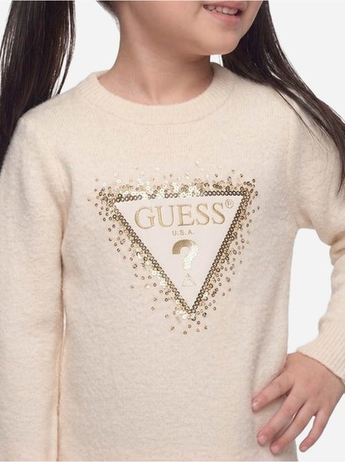 Jurk met lange mouwen - guess kids - Kiabi